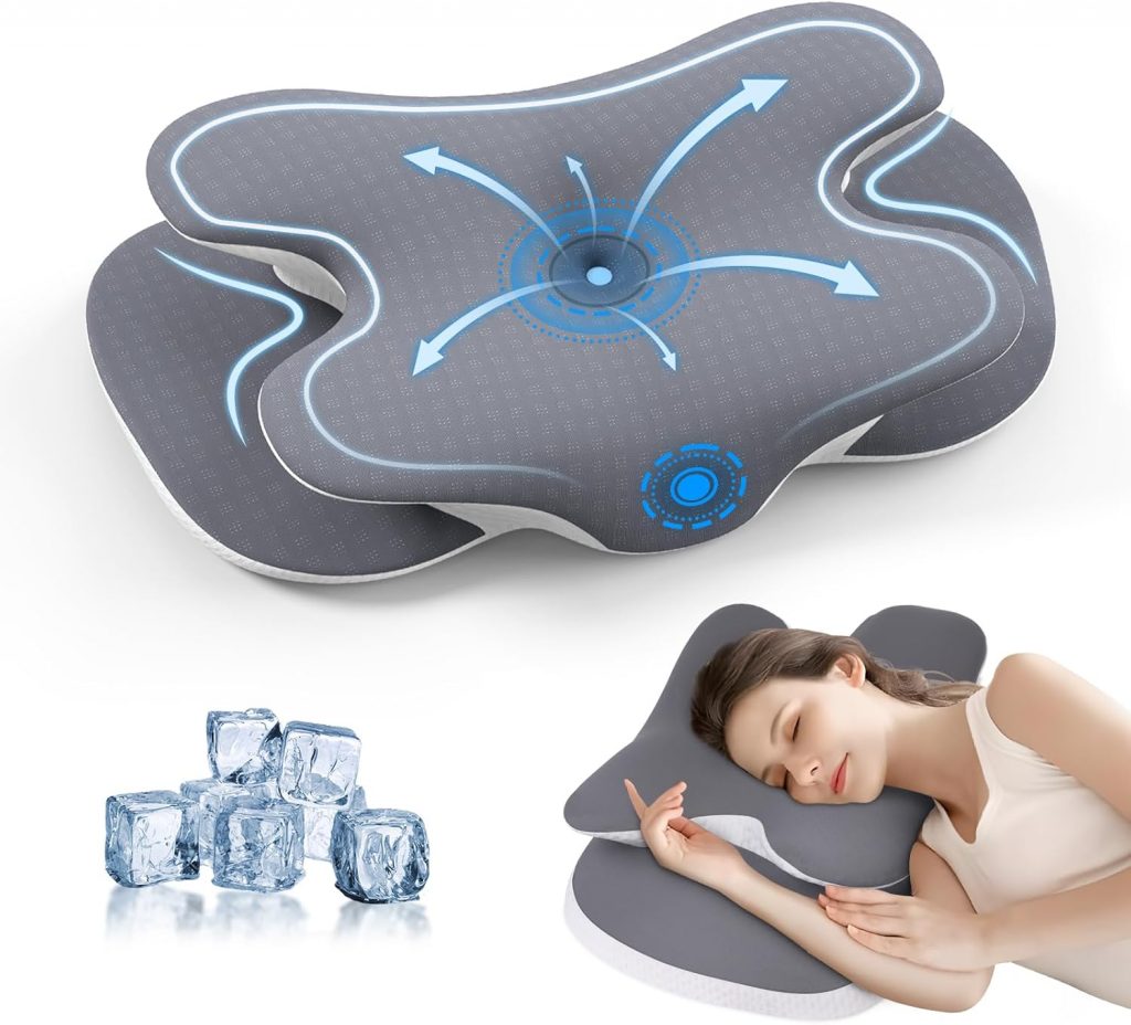 Almohada ortopédica viscoelástica para cervicales