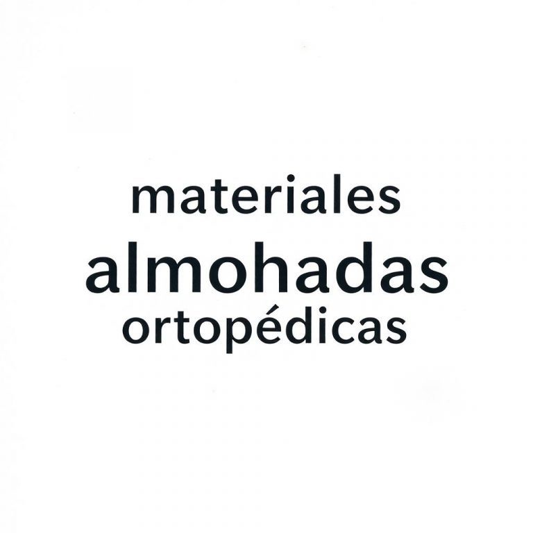 materiales almohadas ortopédicas