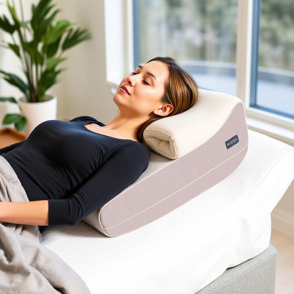 Almohada adecuada para dormir boca arriba