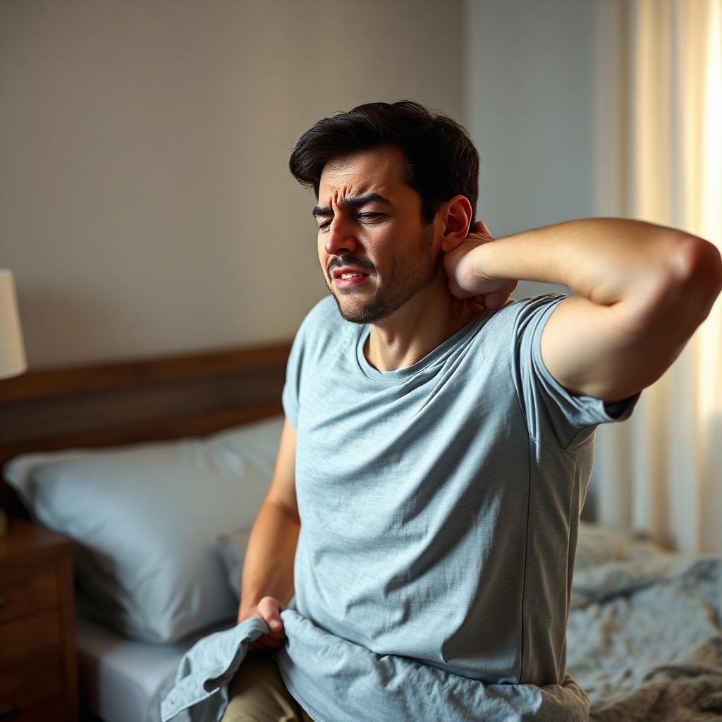 persona que no descansa por la noche